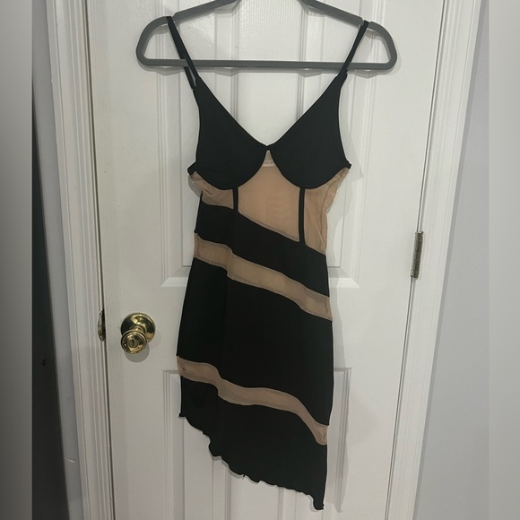 NWT Yg Collection Lure Sheer Midi Dress - Picture 2 of 4